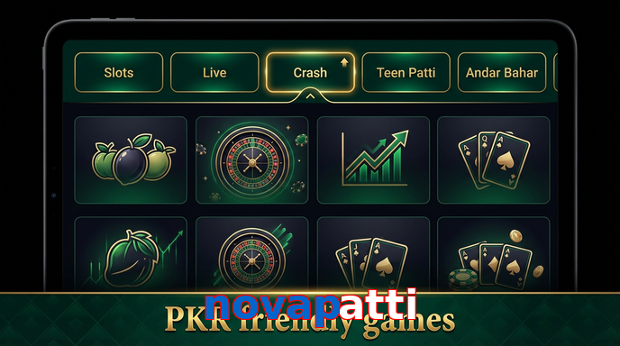 Game list for Novapatti games section